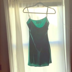 Emerald green alegre dress REFORMATION